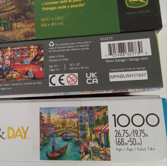 9 Puzzles Lot , 500 to 1000 Pieces - Picture 8 of 12